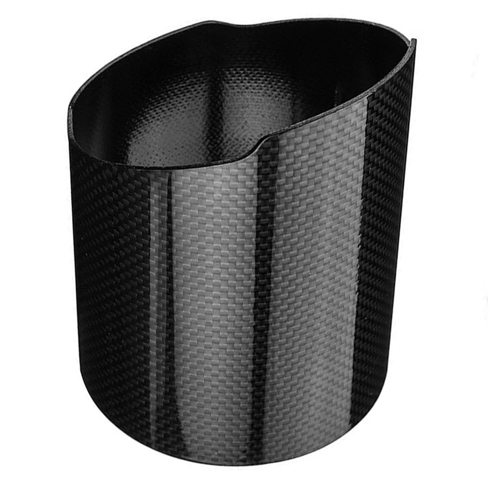 Универсальный Выпускной глушитель из углеродного волокна 89 мм крышка выхлопной
