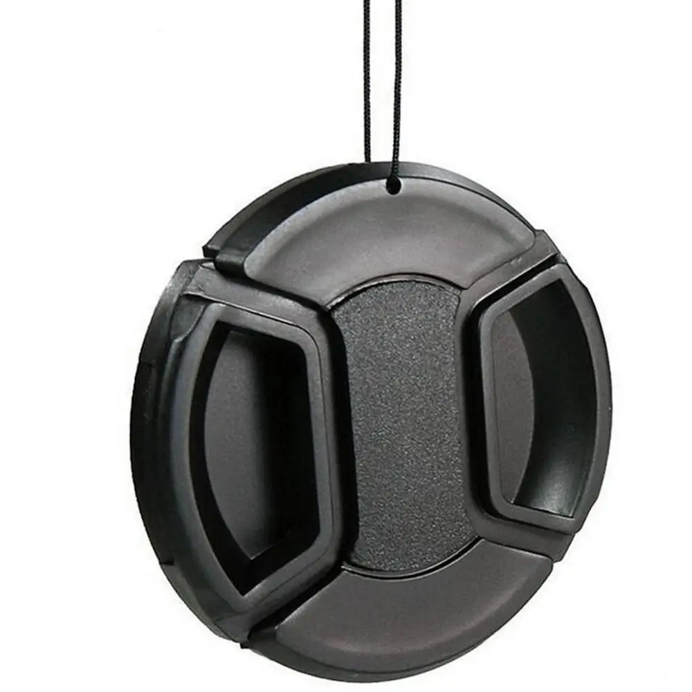 

55mm Camera Len Cap with string Snap-on Lens Cap Holder Cover for Canon For Sony For Nikon