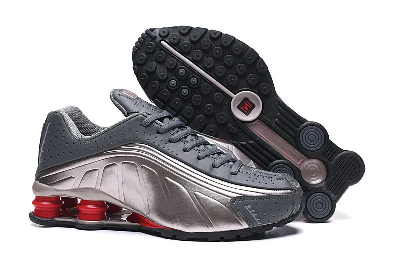 Мужские кроссовки, новинка, дизайнерские мужские кроссовки Shox R4, роскошные кроссовки NZ, тройные черные белые уличные спортивные кроссовки - Цвет: 32