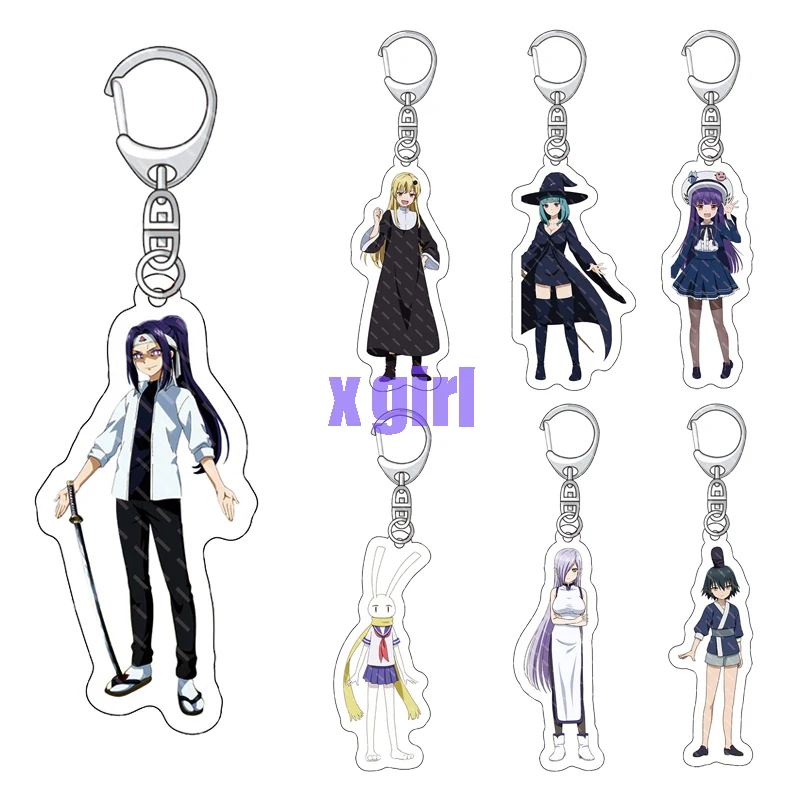 

Peach Blossom Boy Riverside Japanese Anime Transparent Acrylic Keychain Small Gift Wholesale