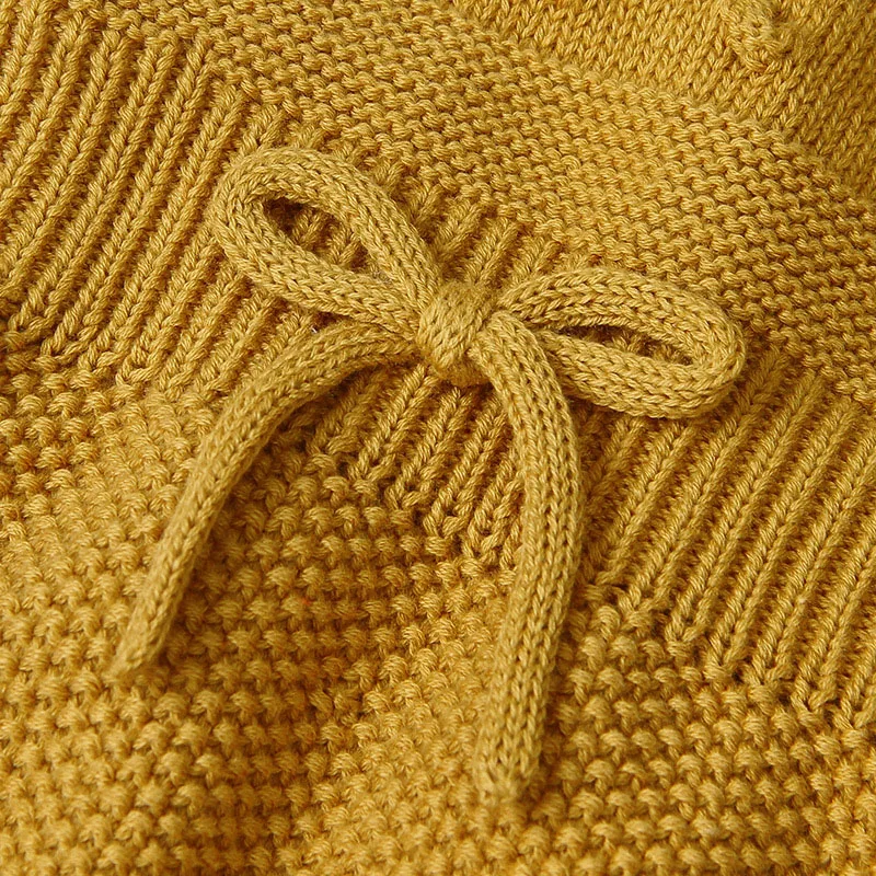 

0-18M Newborn Kid baby Boy Girl Winter Warm Clothes Sleeveless Knitted Bodysuit Cute Sweet Lovely Sweater Outfit