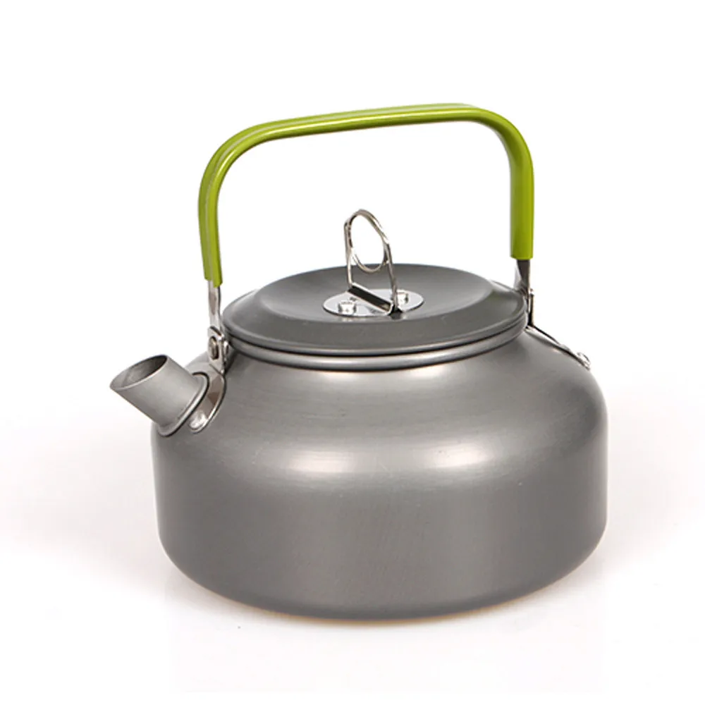 3pcs Camping Hiking Picnic Cookware Cook Cooking Pot teapot Set Aluminum Outdoor camping utensils set in ourdoor hot A3083 | Спорт и