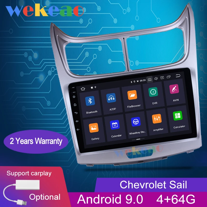 Wekeao сенсорный экран 9 ''Android 0 автомобильное радио Automotivo Автомобильный Dvd плеер