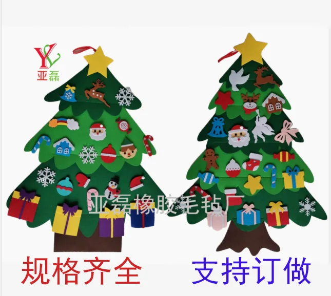 Новый Стиль Войлок Рождественская Елка декоративная подвеска рождественский