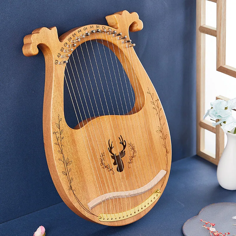 19 струн Lyre Harp для начинающих 16 Тип коробки Lyra портативный инструмент с сумкой