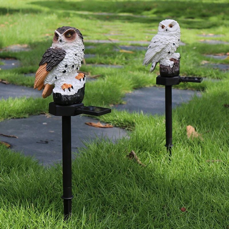 

LED Outdoor Waterproof Solar Light Path Lawn Yard Garden Lamps Owl Solar Light Home Road Decor Landscape Lights Night Lights