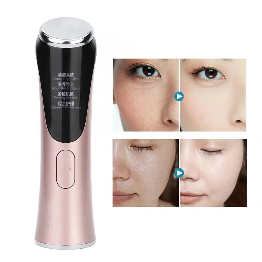 USB против морщин ионный массажер для лица перезаряжаемый ультразвуковой