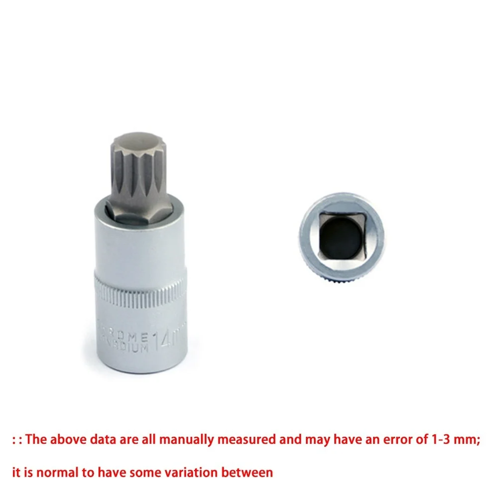 

8pcs 1/4" 3/8" 1/2" Torx Bit Socekt Set Adapter Allen Key Spline Bits Universal Head For Torque Spanner Ratchet Socket Wrench