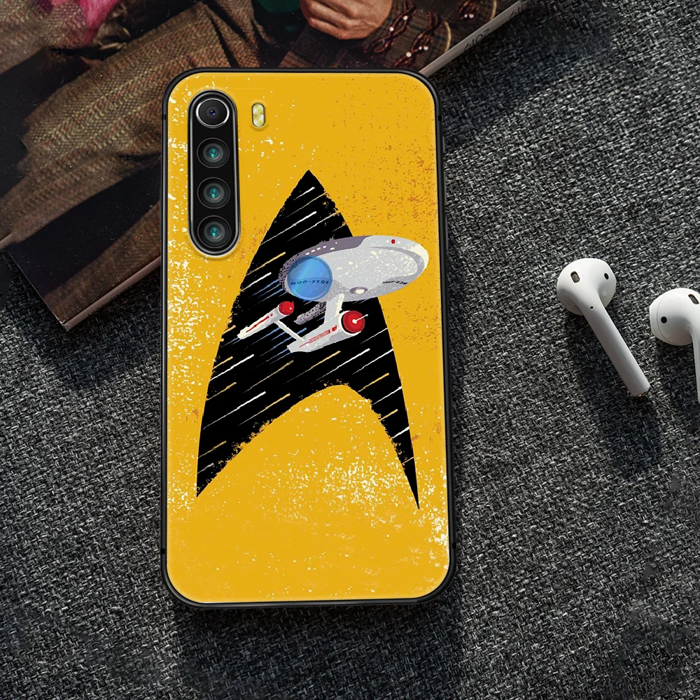

Star Trek logo Phone Case Cover Hull For XIAOMI Redmi 7a 8a S2 K20 NOTE 5 5a 6 7 8 8t 9 9s pro max black Waterproof Luxury Etui