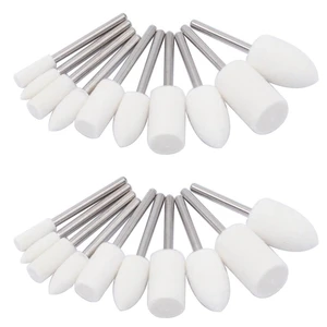 Круги для полировки и полировки ювелирных изделий, из шерстяного войлока, 20 шт.