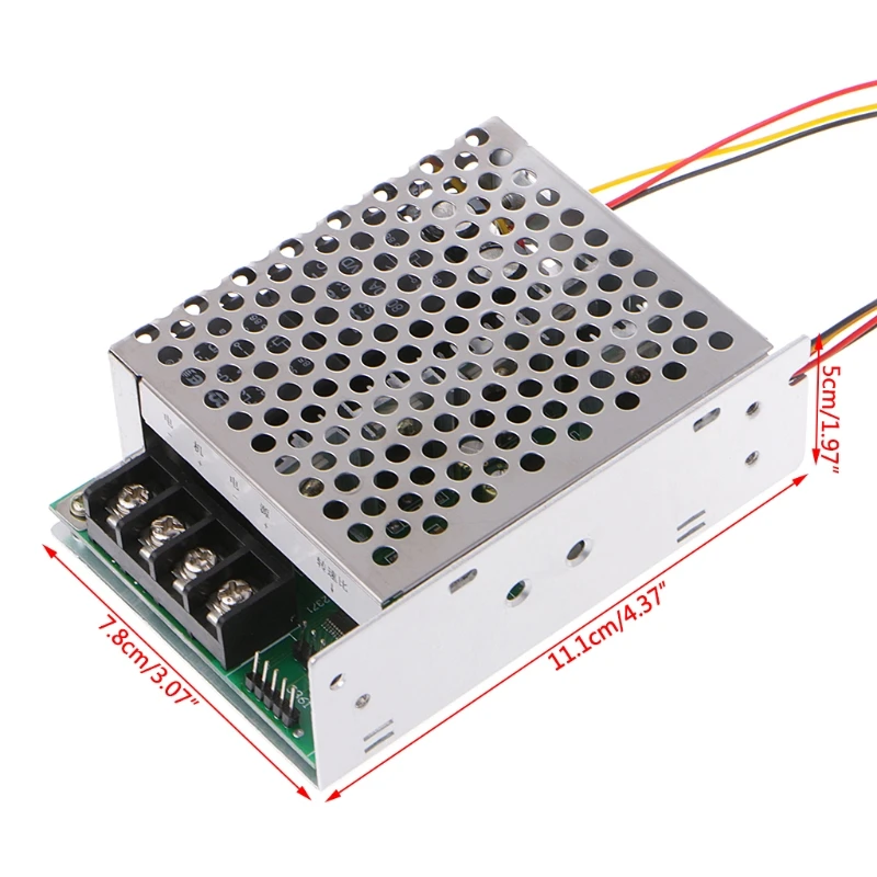DC 10-55V 12V 24V 36V 60A PWM контроллер скорости двигателя постоянного тока CW CCW Реверсивный