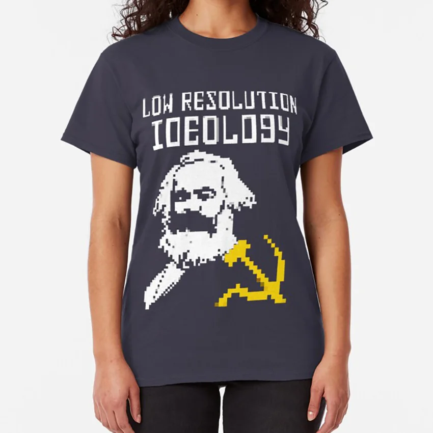 Marxism - A Low Resolution Ideology t shirt professor peterson gad saad gavin mcinnes sargon of akkad dave | Мужская одежда