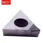 MZG 1 шт. TPGW 090202 TPGT 110302 PCD CNC токарные расточные карбидные вставки для алюминиевых медных цветных инструментов