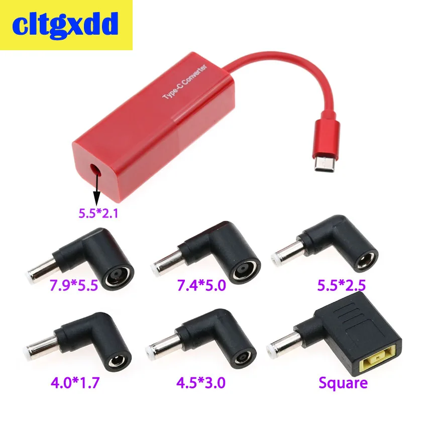 Универсальный конвертер постоянного тока cltgxdd 65 вт на USB Type C внешний зарядный