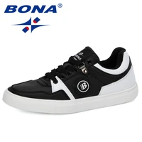 bona 2019 new designer lace up outdoor walking shoes men sports shoes outdoor sneakers low top skateboarding shoes man trendy