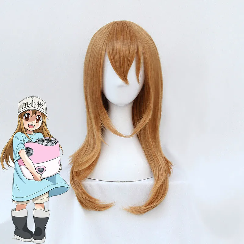 Аниме клетки на работе Косплей головные уборы платка волосы Hataraku Saibou косплей