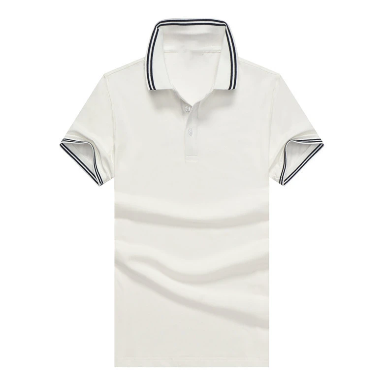 

Men's High Quality Fashion Solid Color Short Sleeve Cotton Polo Shirt