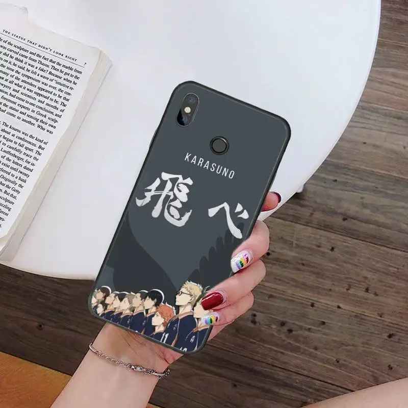 

Popular Anime Haikyuu Phone Case For Xiaomi Redmi note 7 8 9 t k30 max3 9 s 10 pro lite