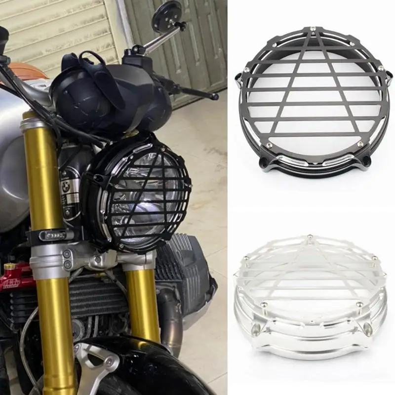 

For BMW R Nine T R9T 2014-2020 Scrambler Pure Motorcycle Headlight Bezel Headlamp Grill Guard Protective decoration Cover