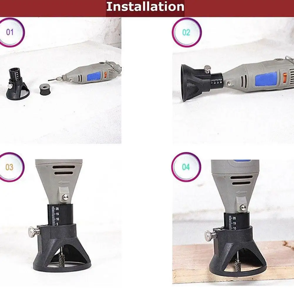 11 шт. 68x48 мм dremel аксессуары расположен Рог Dremel специальный локатор для дрели HSS