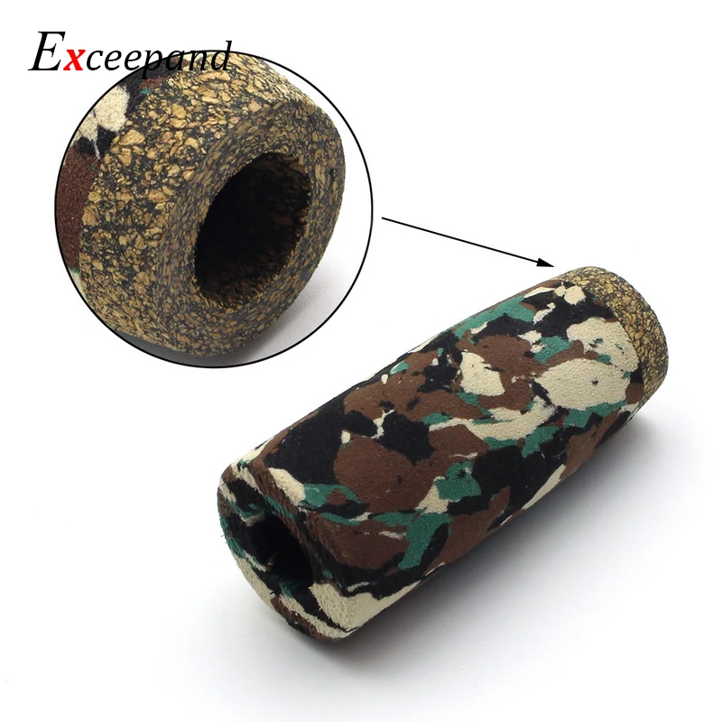 Excepand Литье Удочки строительные ручки Камуфляж EVA ремонт сцепление и катушка
