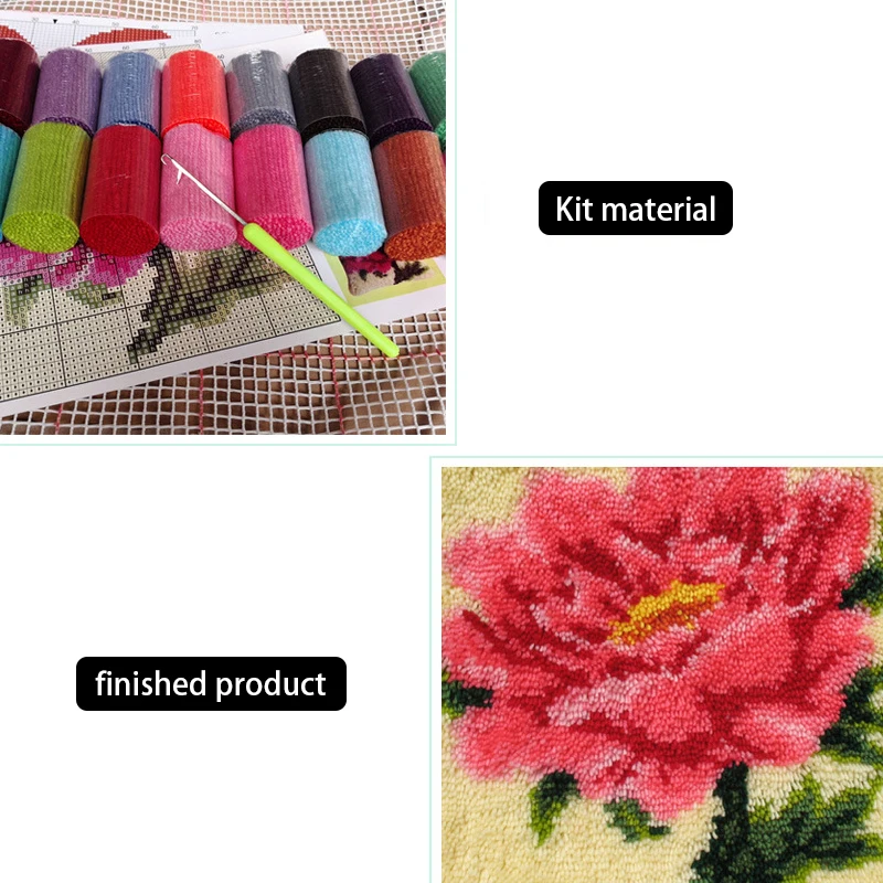 Креативный коврик набор крючков для коврика DIY ремесло сегмент вышивка