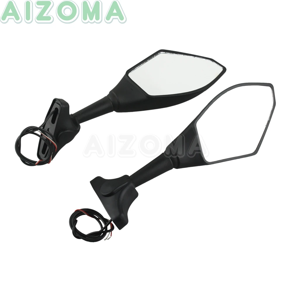 Motorcycle Rear View Mirror LED Signal Light Indicator Side Mirrors For Yamaha FZ1 FZ6 FZ6S Fazer 89-12 FZS1000 FZR600 YZF R1/R6 |