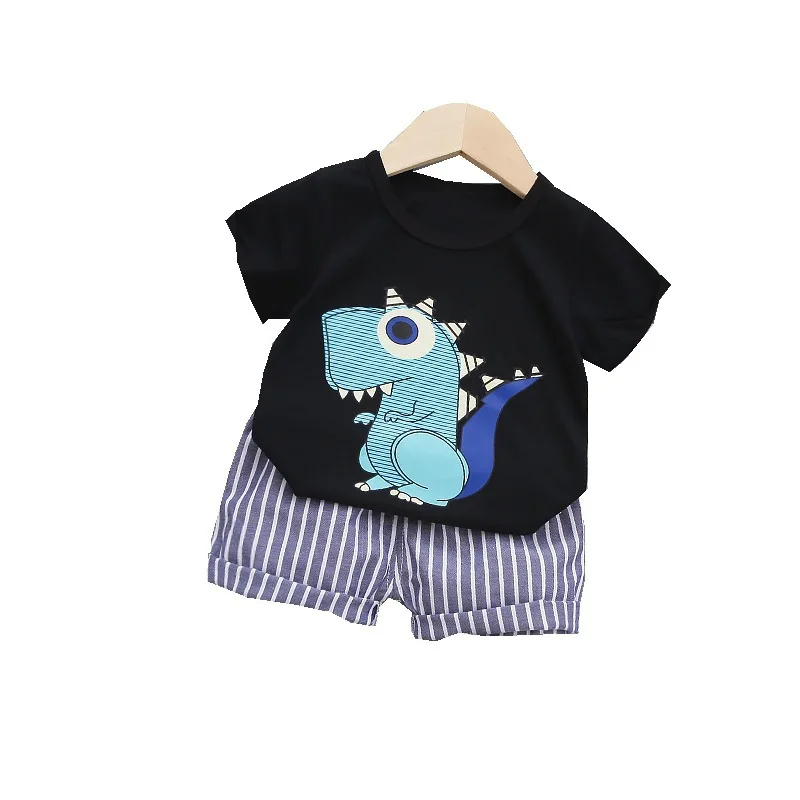 

New Summer Baby Girls Fashion Clothes Children Boy T Shirt Shorts 2Pcs/sets Toddler Casual Costume Infant Kids Cotton Sportswear