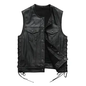 leather vests men