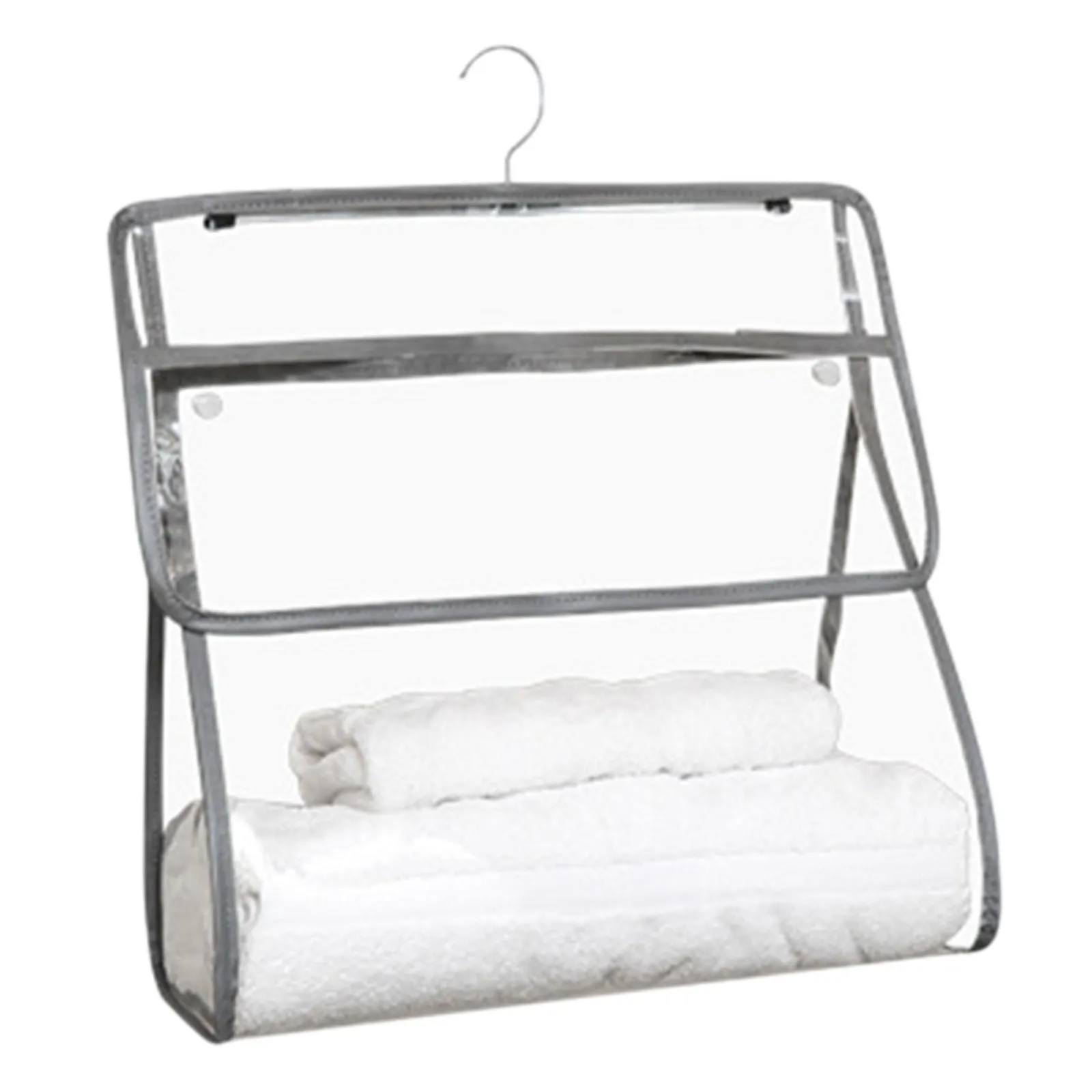 

1pc Bathroom Waterproof Transparent Storage Bag Fashion Anti-fouling Bag Underwear Storage Hanging Bag #W