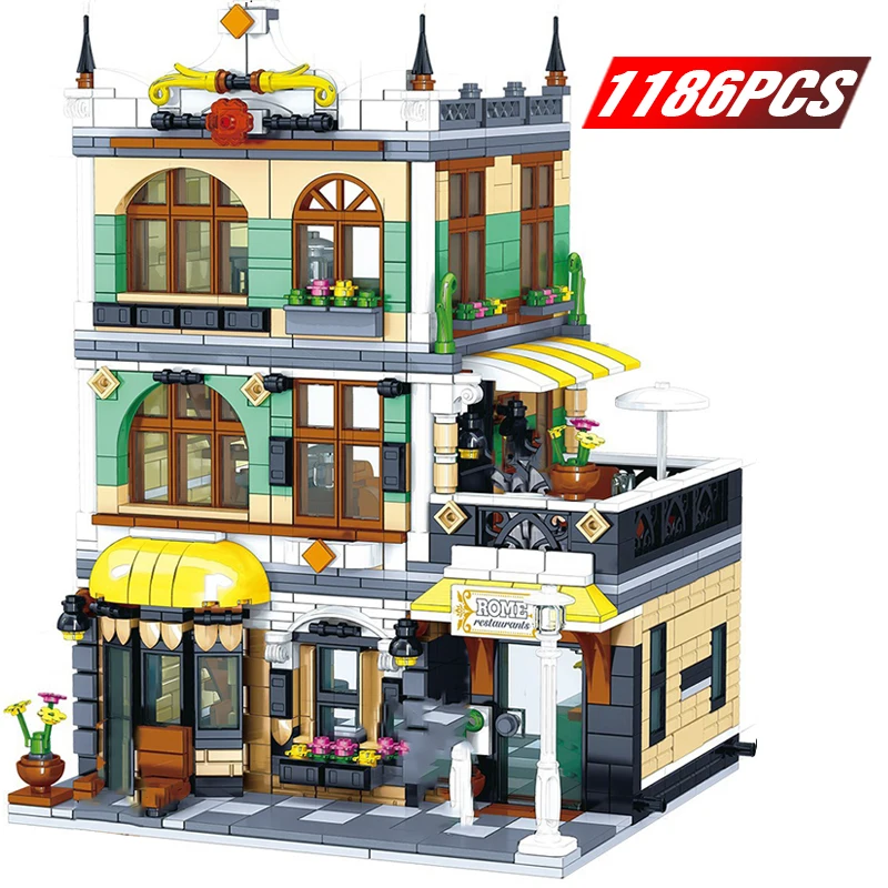 Лего Technic Creator Expert Castle Bookstore Market Architecture City Street Bricks Подарочные игрушки для детей