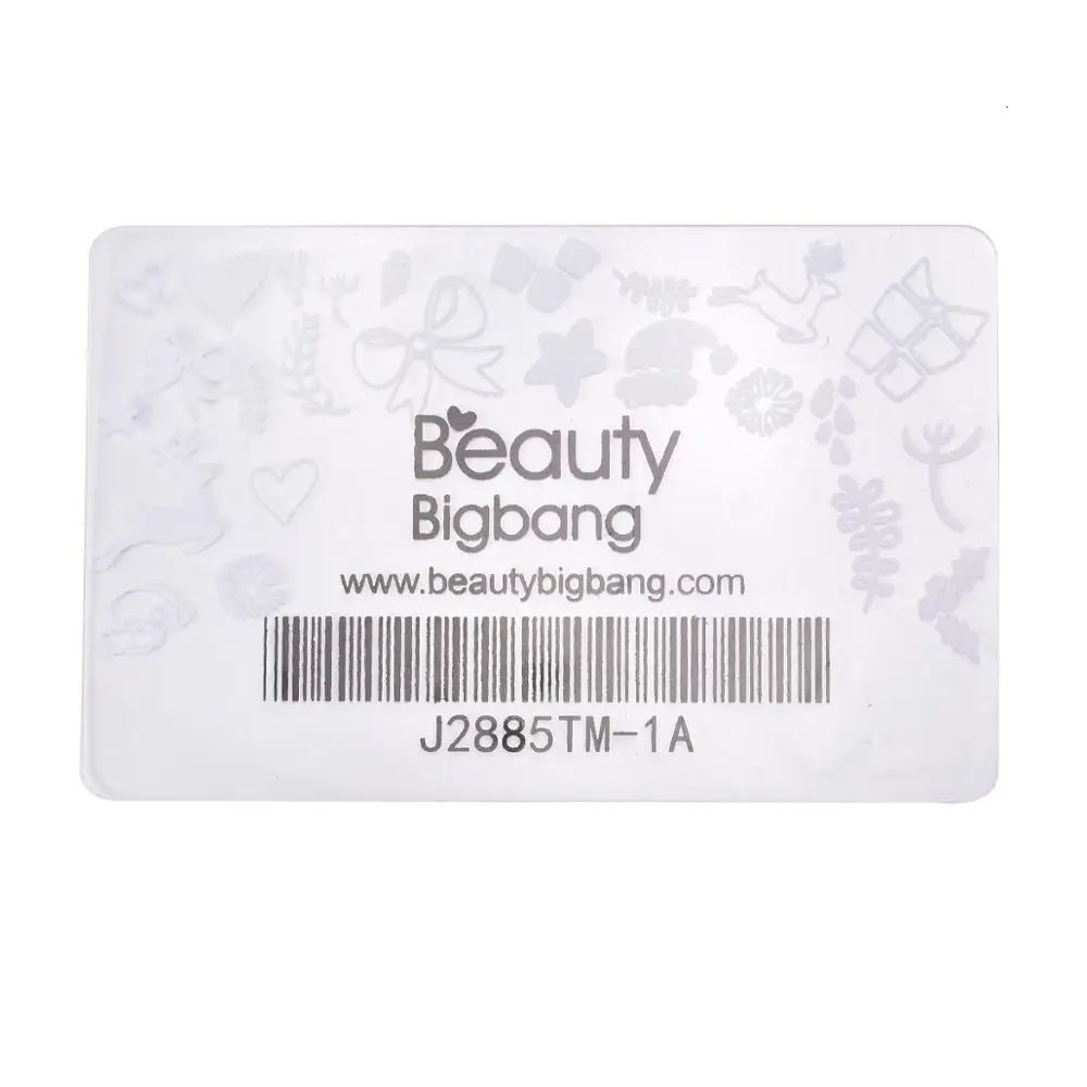 BeautyBigBang 3 шт. пластины для стемпинга ногтей Полировочный штамп пластиковые DIY