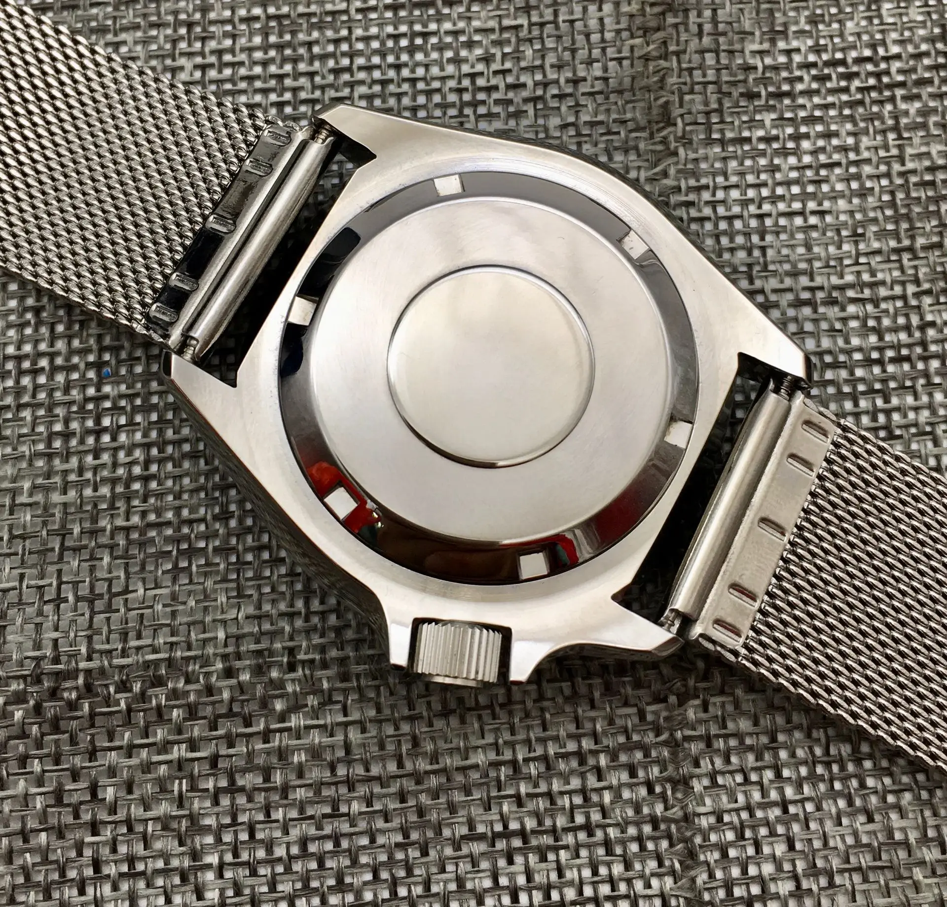 

42MM SK007 Stainless Steel Case Japanese Movement NH35 Watch Mechanical Clock Luminous Blue Dial Automatic Men's Watch