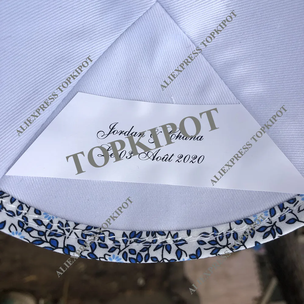 Светильник серый тяжелые льняные kippahs для свадьбы