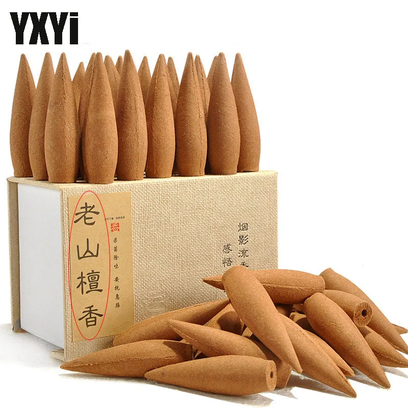 

Thuja Oversized 22/25pcs Backflow Incense Cones + Incense Burner 30M Sandalwood Cone Incense Censer Scents for Home