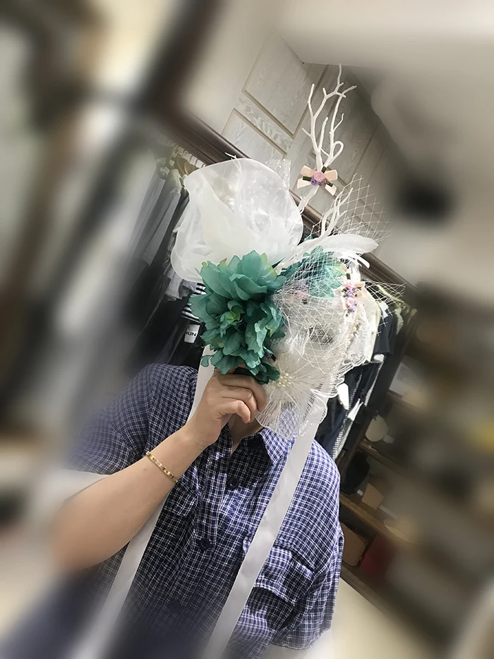 Вечерние маскарадные маски с цветочным жемчугом и сеткой DJ Mask Singer сценическое