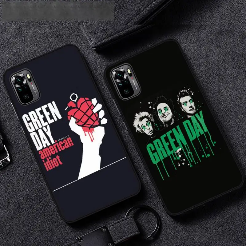 

green day Phone Case For Xiaomi redmi mi note 9 9a 8 8a 10 9 9s 8 8t 7 9t 10 pro max mobile bags