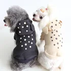 Милые толстовки в горошек для собак зимняя одежда для кошек и щенков Одежда для собак Прямая поставка товары для домашних животных йоркширская Одежда Для Пуделя померанского