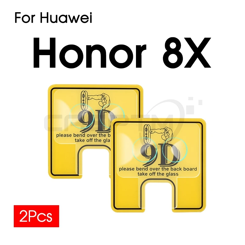2 шт. задняя камера Объектив Закаленное стекло для Honor 7A Pro 7C 8X9 10 20 Lite 10i 20i 9D