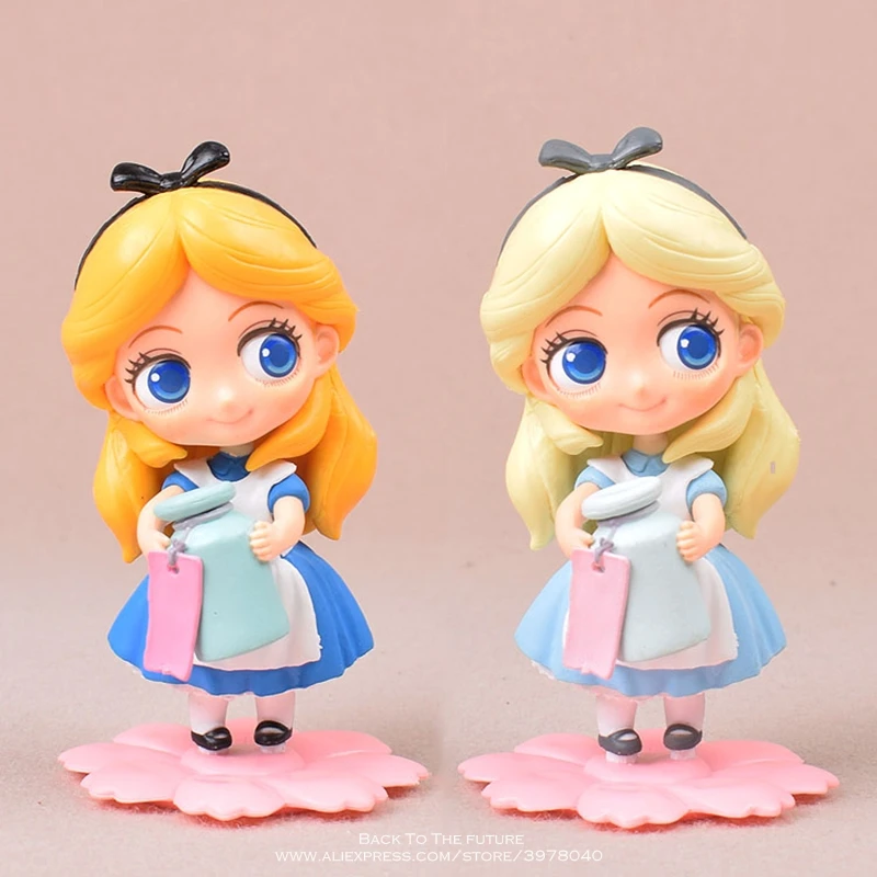 Disney Alice in Wonderland 11 см фигурка модель аниме мини украшение Коллекция ПВХ игрушка для