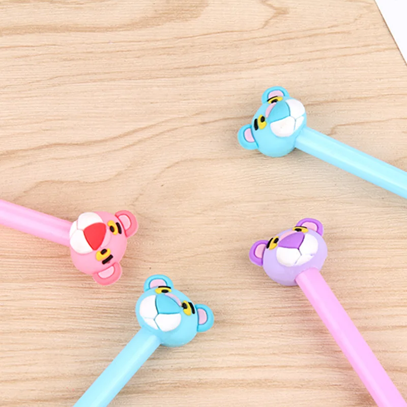 60 шт./компл. черная чернильная креативная Милая нейтральная ручка мультяшная