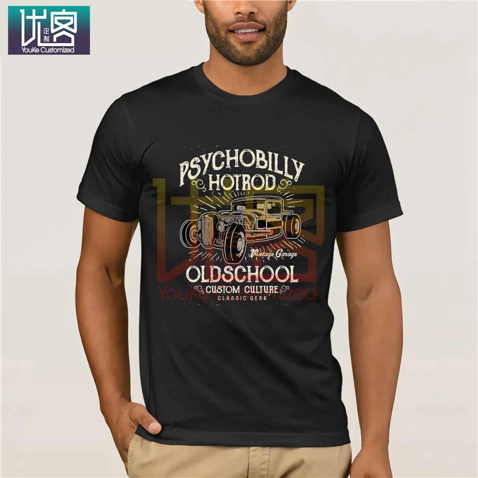 Новинка 2020 популярная известная марка высокого качества Psychobilly Hot Rod Старая школа