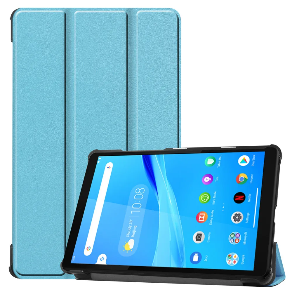 Новый твердый трехслойный кожаный чехол-книжка для Lenovo Tab M8(TB-8505X) 8 '' чехол