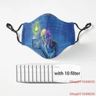 Маска Megadeth с рисунком ржавчины в спокойном стиле, маска с шариком, маска для лица, хлопковая ткань, моющаяся маска с фильтром, карман, унисекс, 100% хлопок