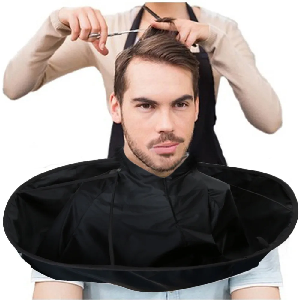 

Foldable Salon Hair Cutting Cape Cloak Haircut scarf waterproof Perm Hair Cutting Trimming Cover Umbrella Haircut Tool