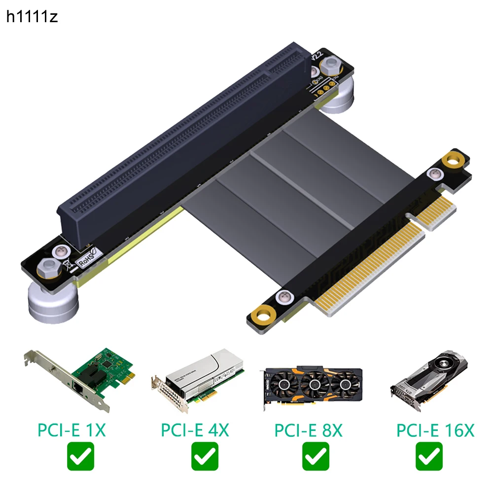 Кабель расширения PCI Express x8 x16 со штекером на гнездо PCIE 3 0 E 16x|Платы расширения| |