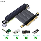 Кабель расширения PCI Express x8-x16 со штекером на гнездо, PCIE 3,0 PCI-E 16x