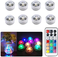 remote control submersible led light rgb underwater pond light ip68 waterproof swimming pool decoration night lamp for outdoor