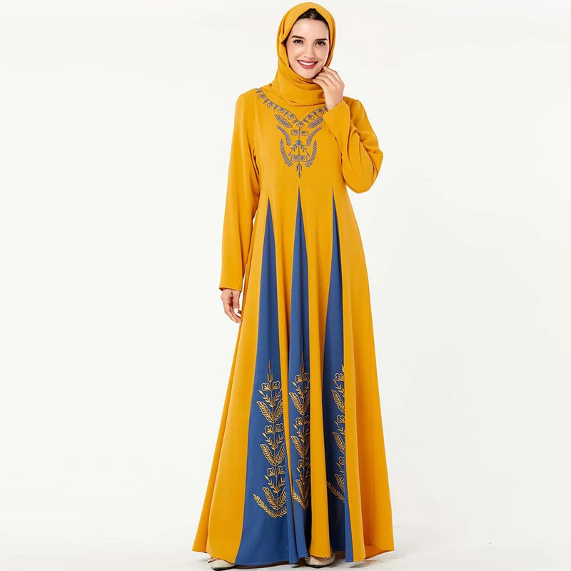 Eid Mubarak Abaya Дубай Турция Hijab мусульманское платье мусульманская одежда Abayas Макси