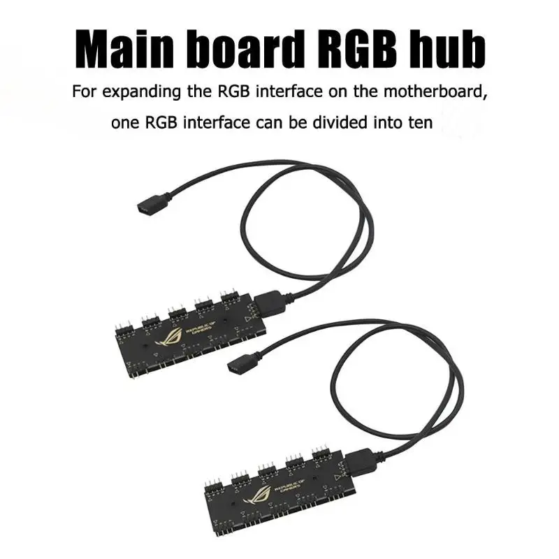 5V 3Pin/12V 4Pin материнская плата RGB синхронизации концентратор разделитель для